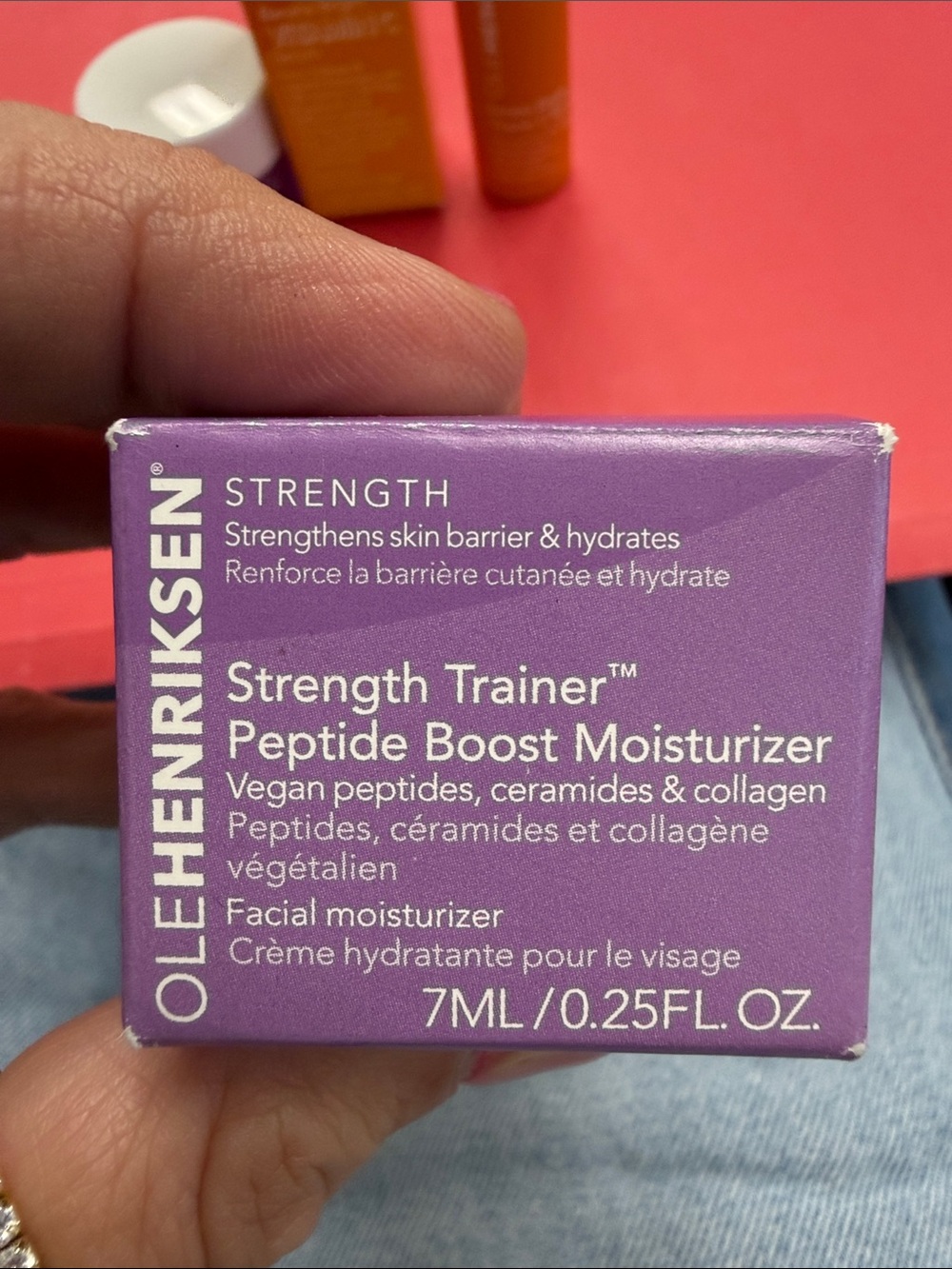 Olehenriksen Strength Trainer peptide boost moisturizer/ vitamin C serum - Picture 2 of 16